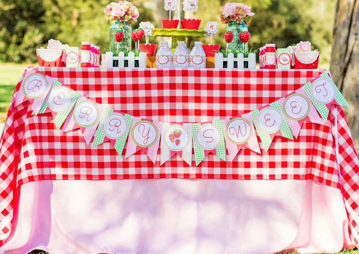 Berry Sweet Picnic Play Date - Strawberries