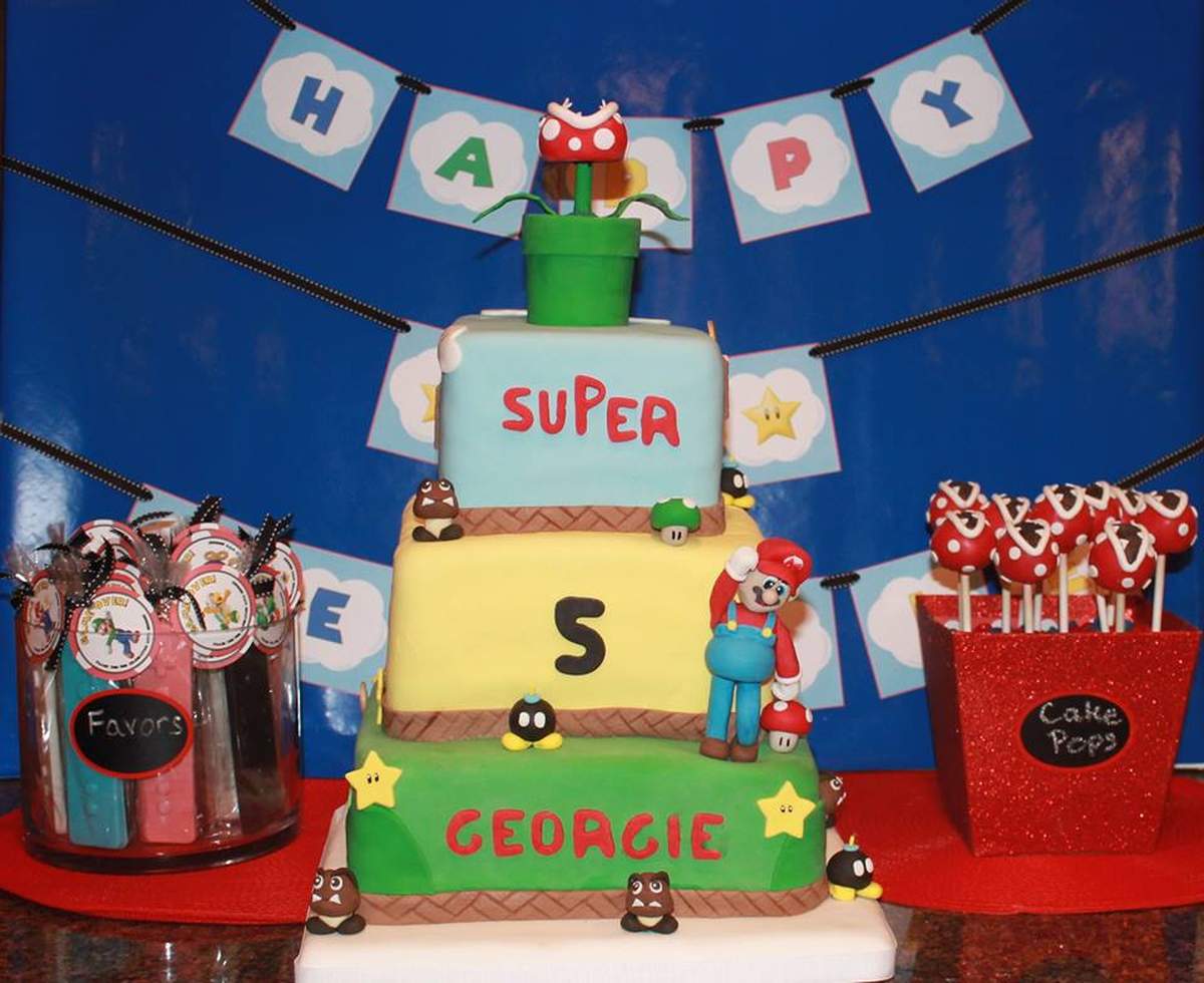 Georgie's 5th Birthday Bash - Super Mario Bros