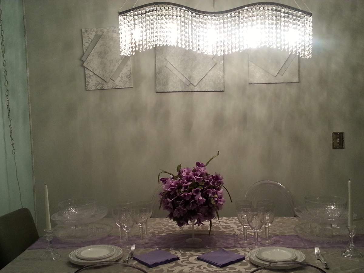 Wings and Wine - Damask and lilac