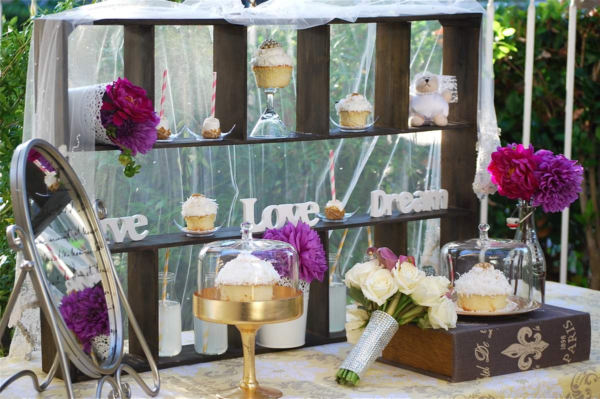 Bridal Shower Dessert Table - None