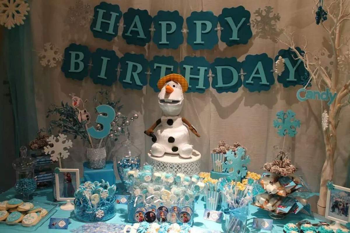 Mias 3rd birthday - Frozen affair - Frozen (Disney)