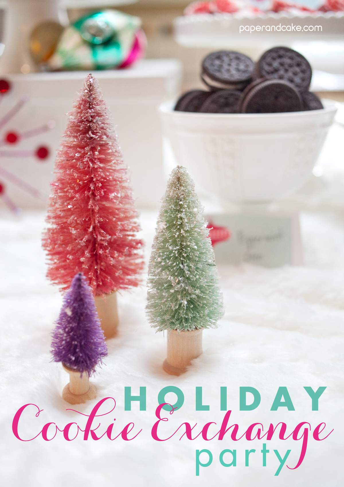  Retro Ornaments Christmas Cookie Exchange Party -  Retro Christmas Ornaments