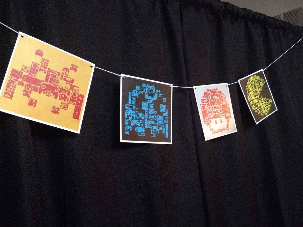 Retro Video Game Birthday Party Ideas Photo 2 of 20 Catch My Party