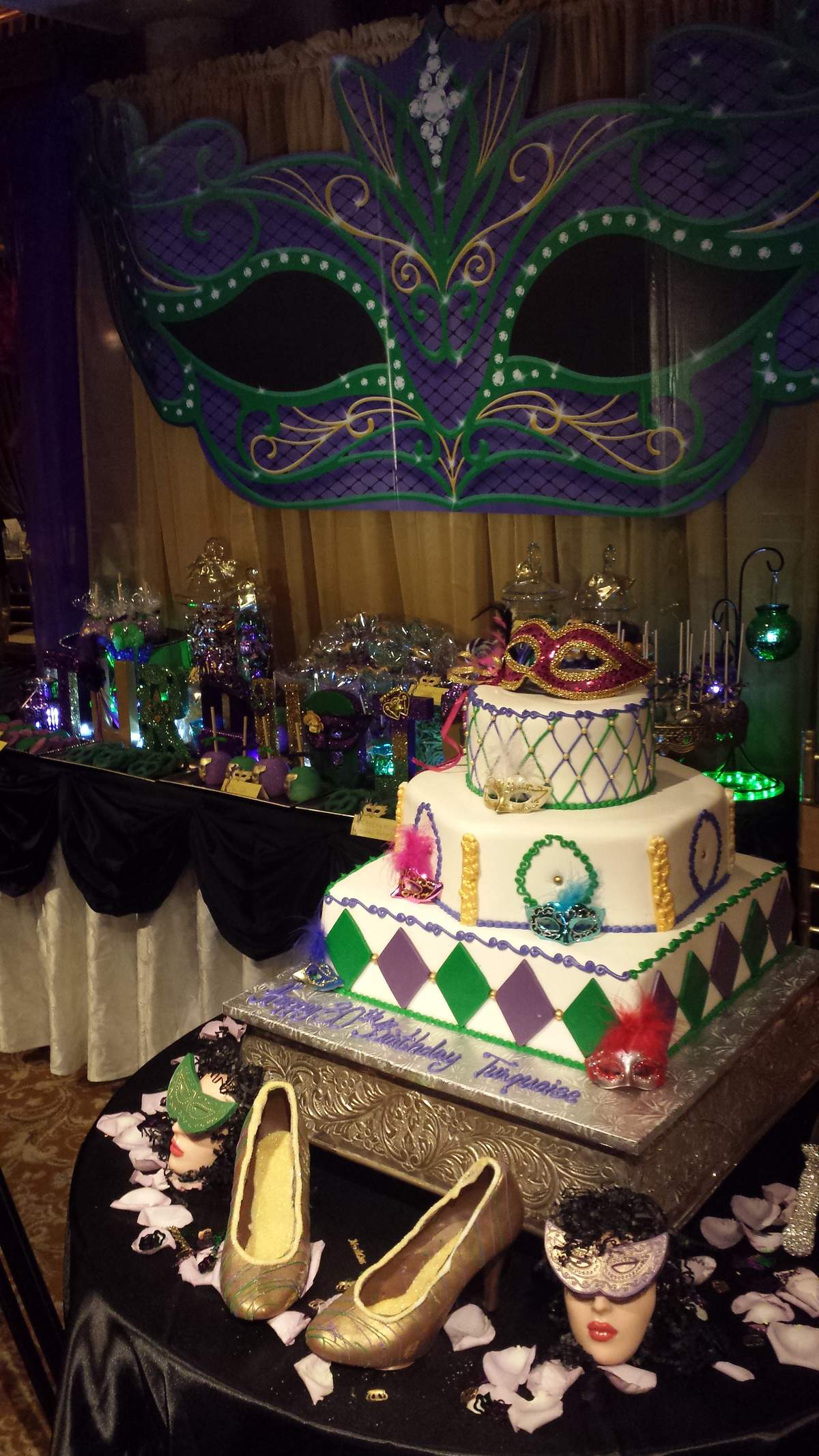 Masquerade Birthday Party Ideas Photo 1 of 6 Catch My Party