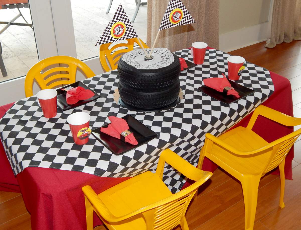 Disney Pixar Car Party Birthday Party Ideas Photo 6 Of 43 Catch My Party