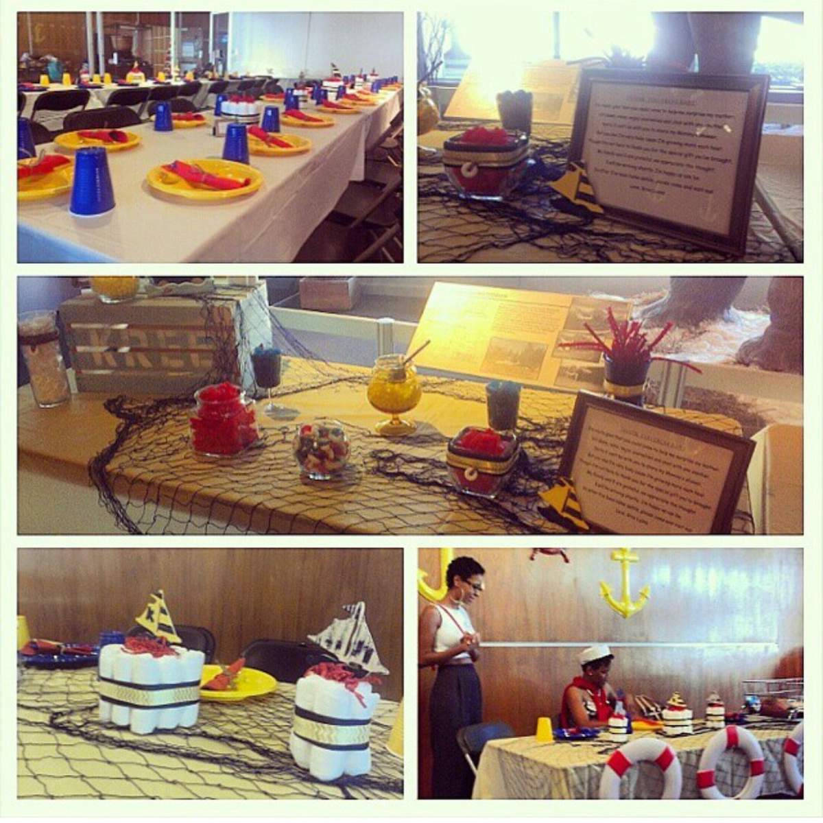 Lyons baby shower for boy - Nautical