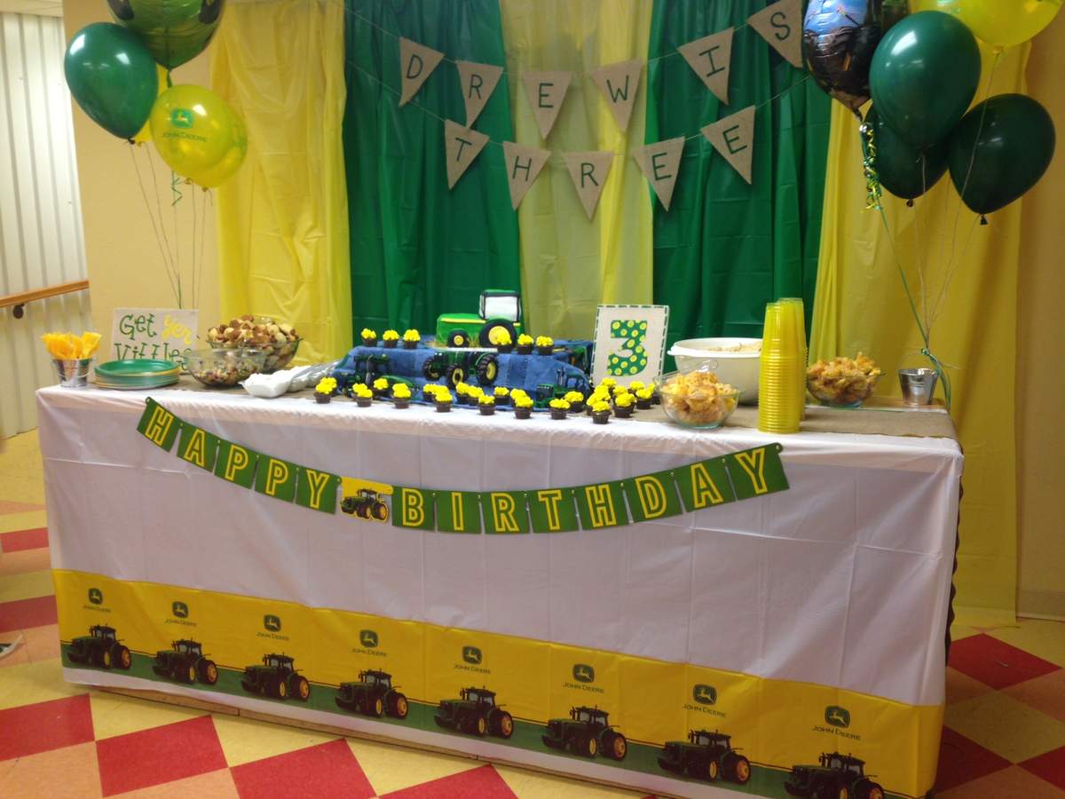 John Deere / tractor Birthday Party Ideas Photo 12 of 14 Catch My Party