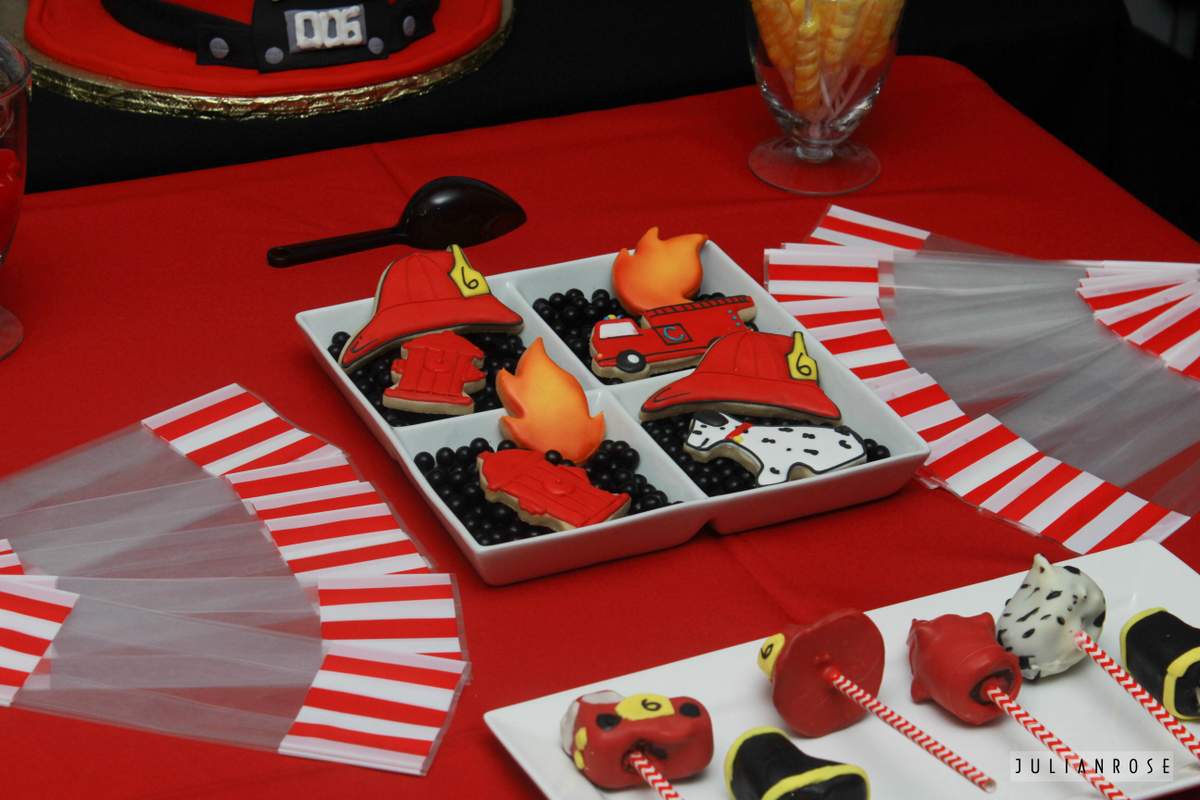 Christian's 6 Alarm Party! - Fire Truck / Firefighter