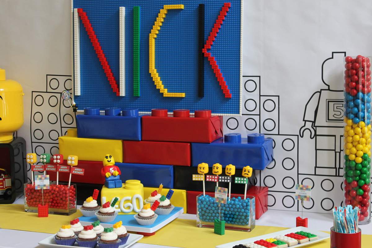 Legos Birthday Party Ideas Photo 21 of 21 Catch My Party