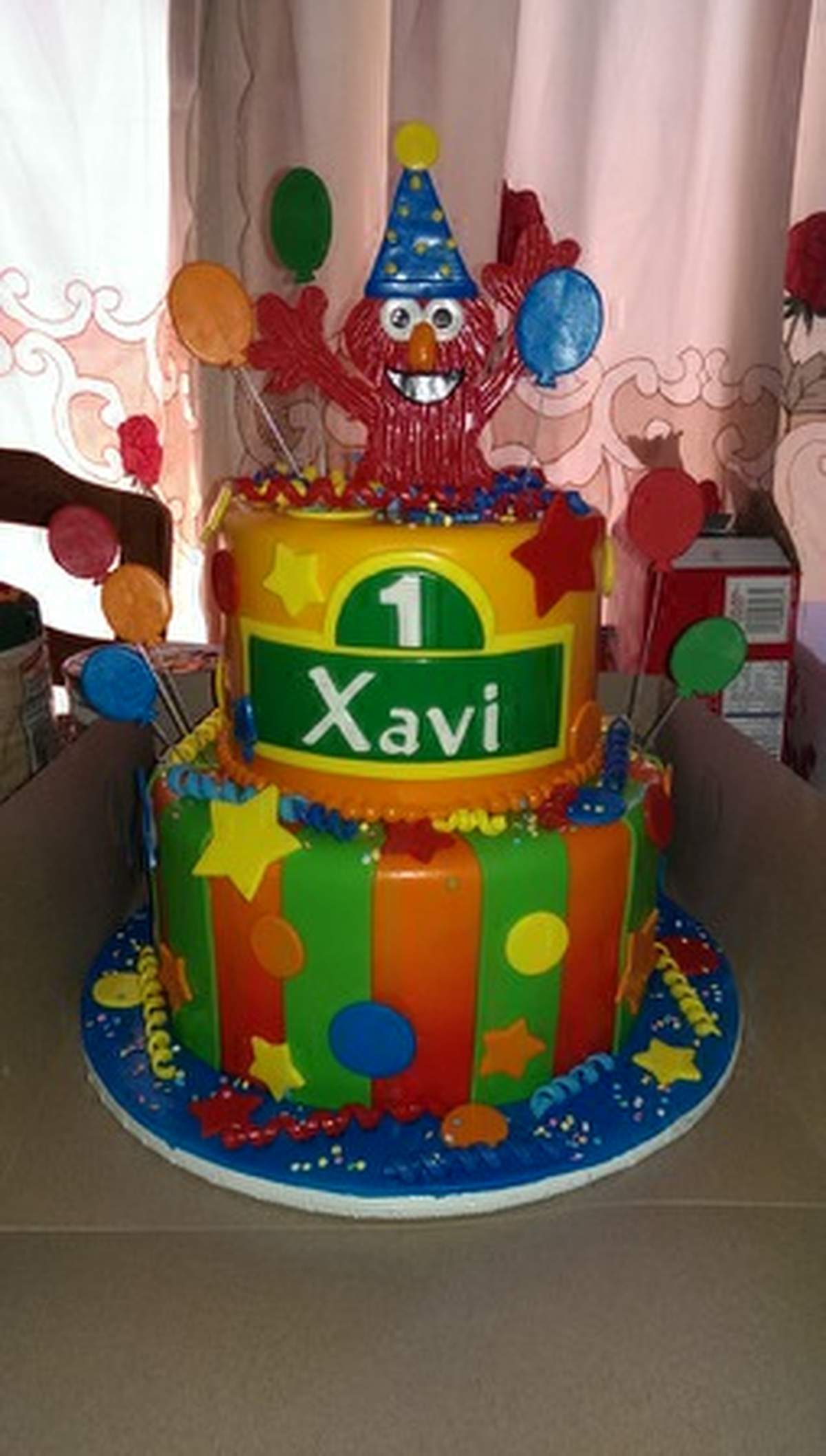 Xavi's 1st Birthday - Elmo!