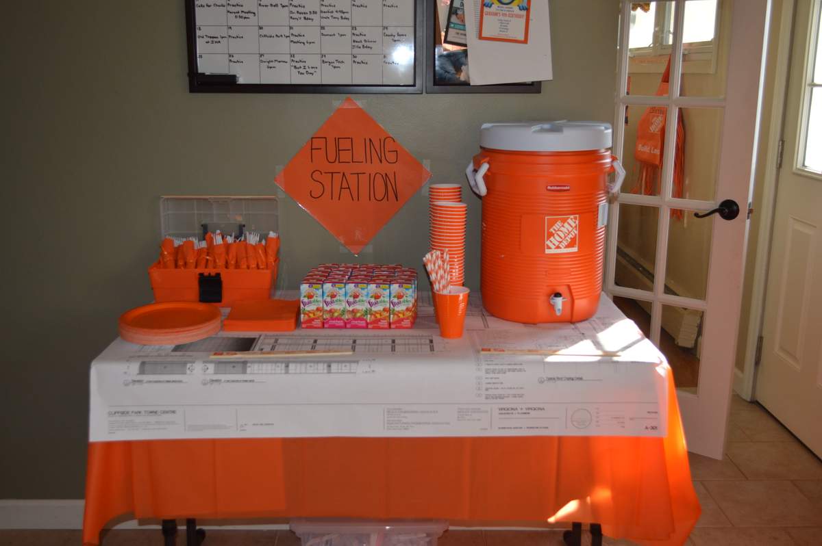 Home Depot/Construction Birthday Party Ideas Photo 7 of 35 Catch My