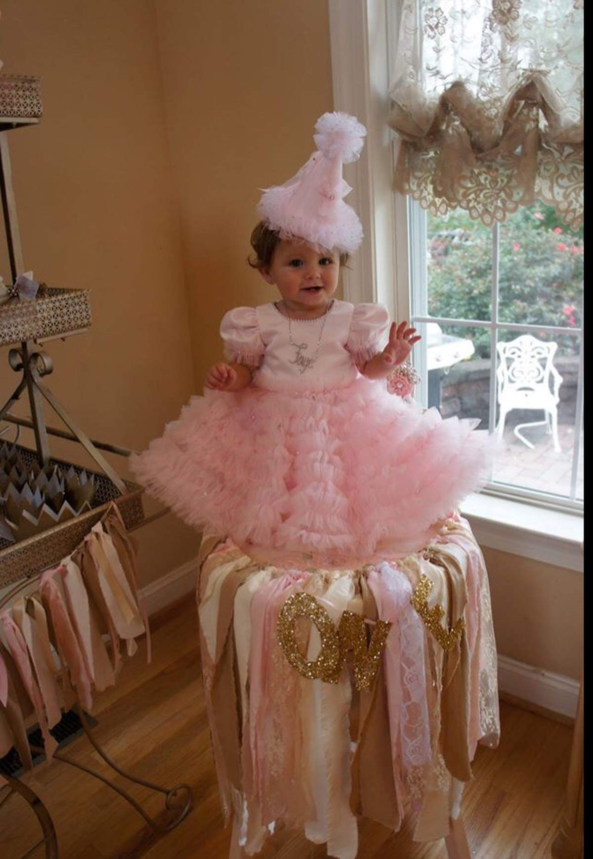 Princess Fayes shabby chic First birthday - Princess