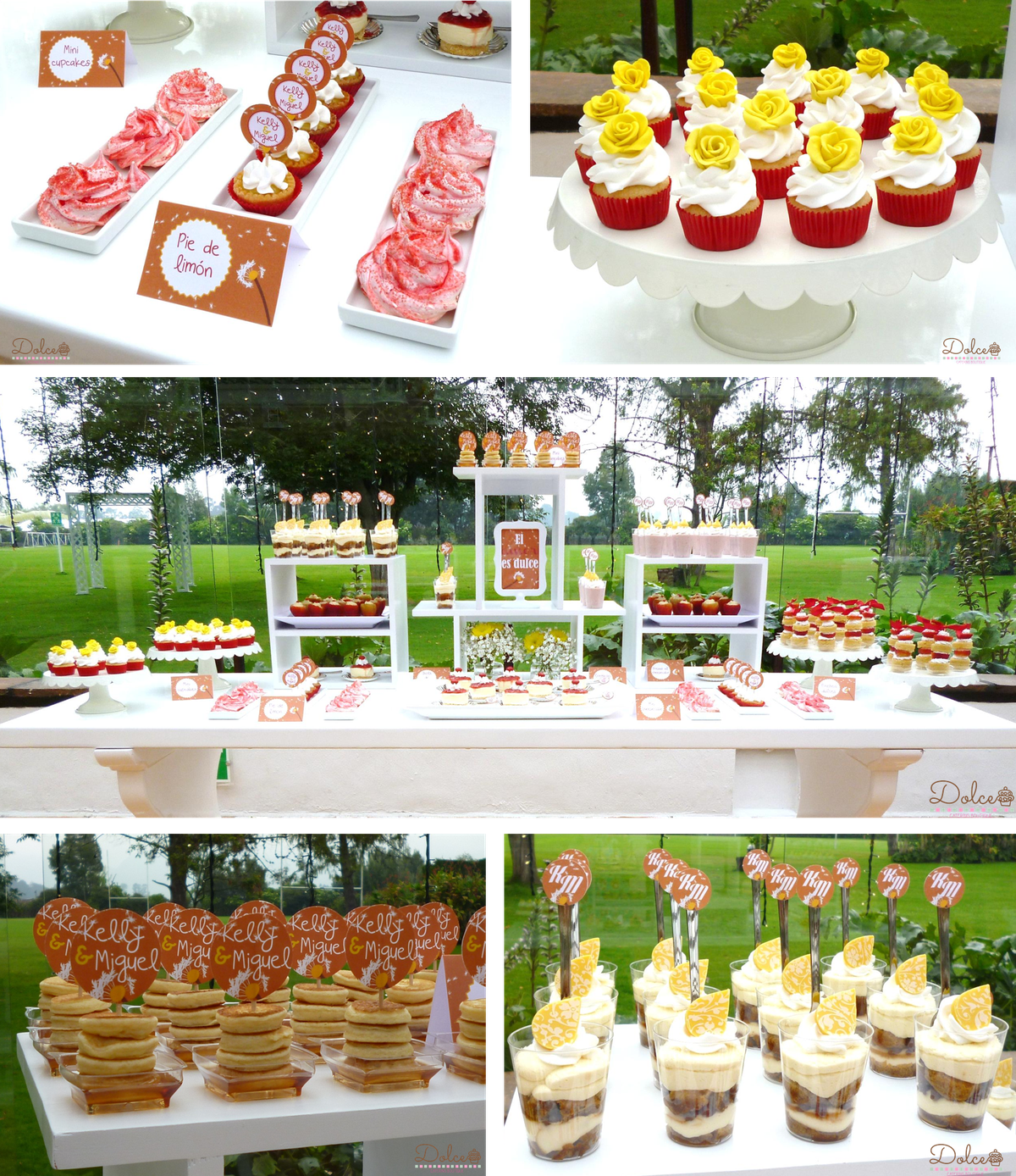 Kelly and Miguel Wedding - Vibrant garden