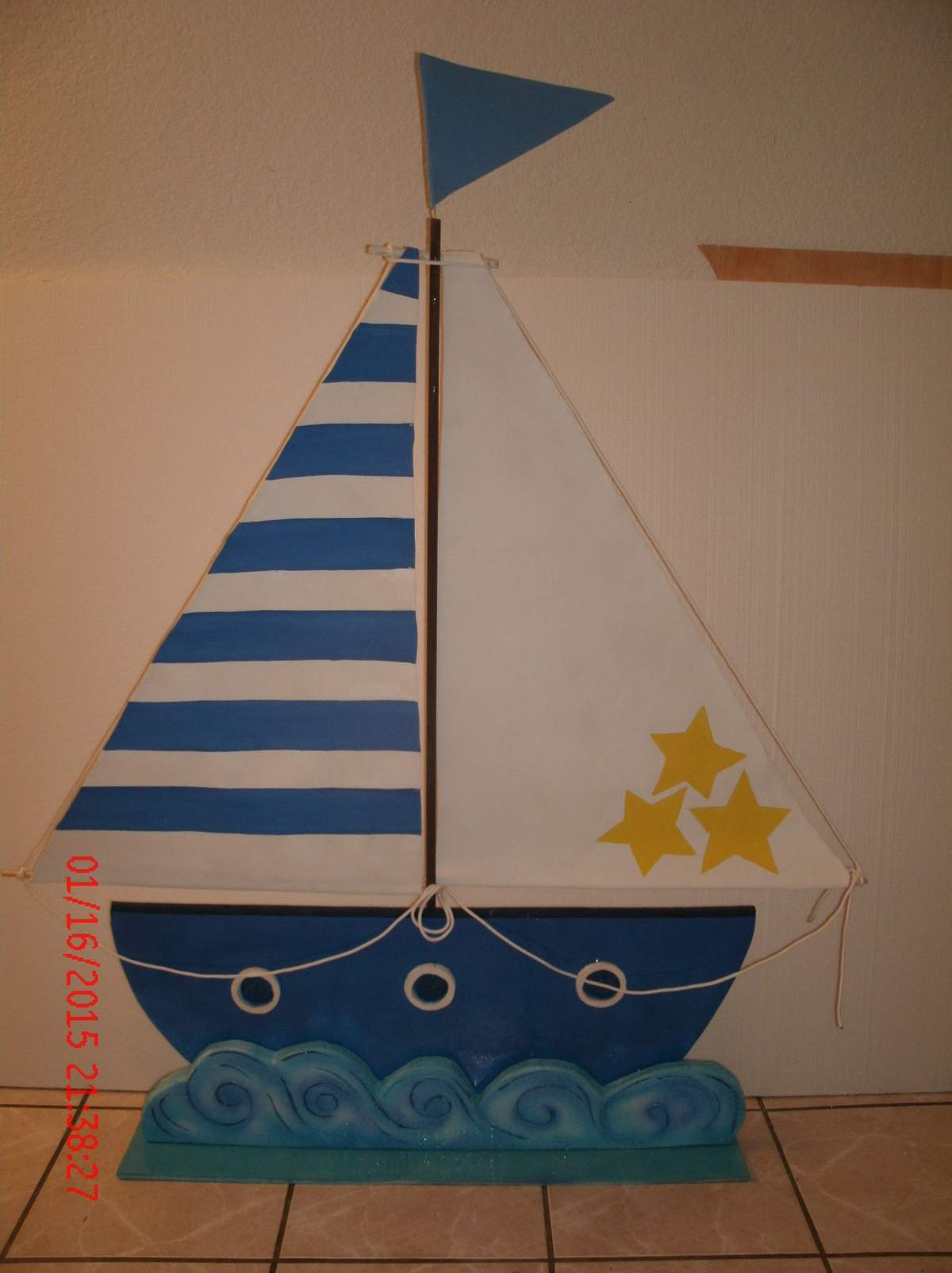 gorgeous decoration for baby shower - Sailor baby