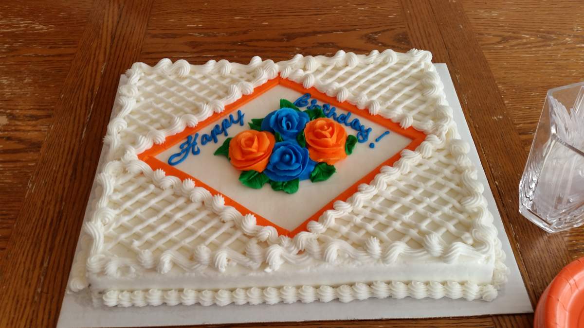 Daysia's 18th birthday - Turquoise and Orange