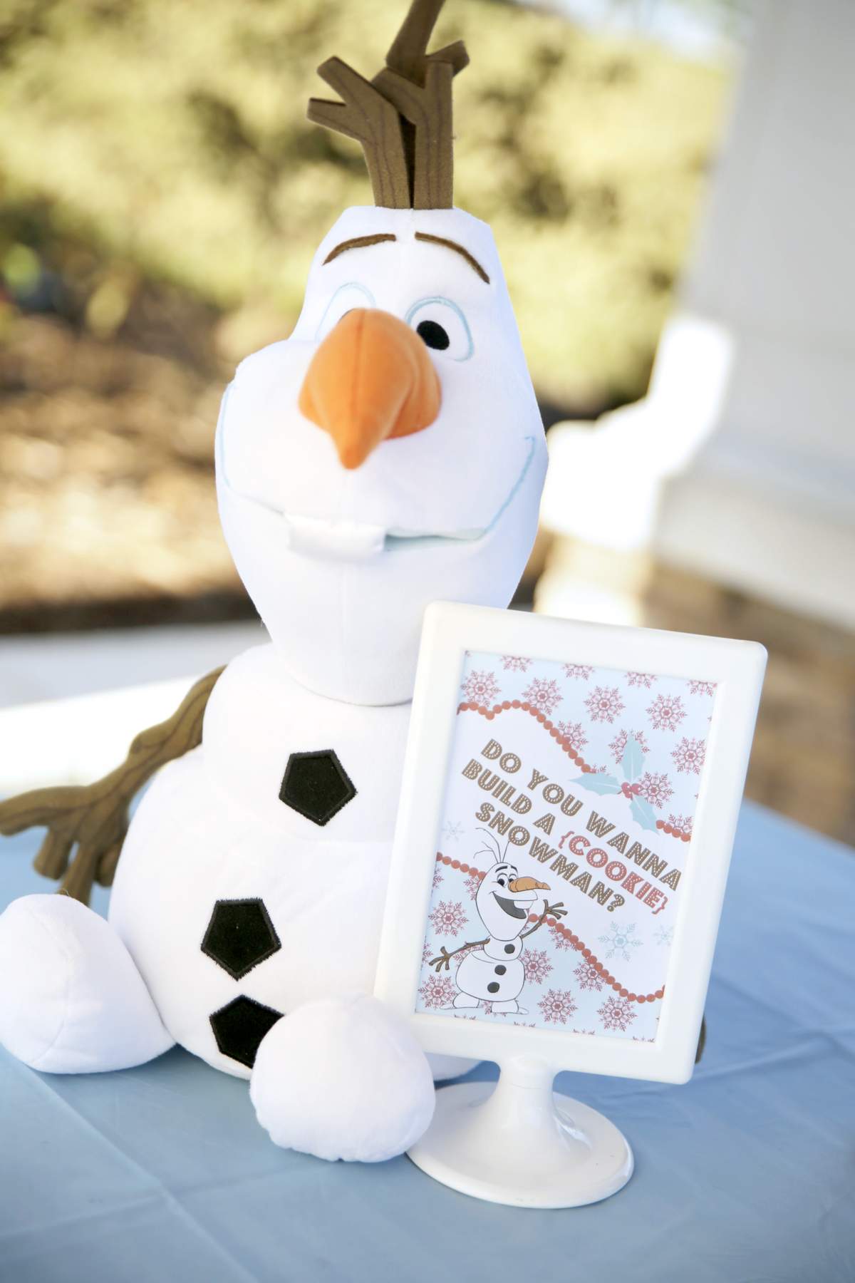 Do You Want To Build A Snowman Themed Workshop Party - Frozen Olaf Elsa