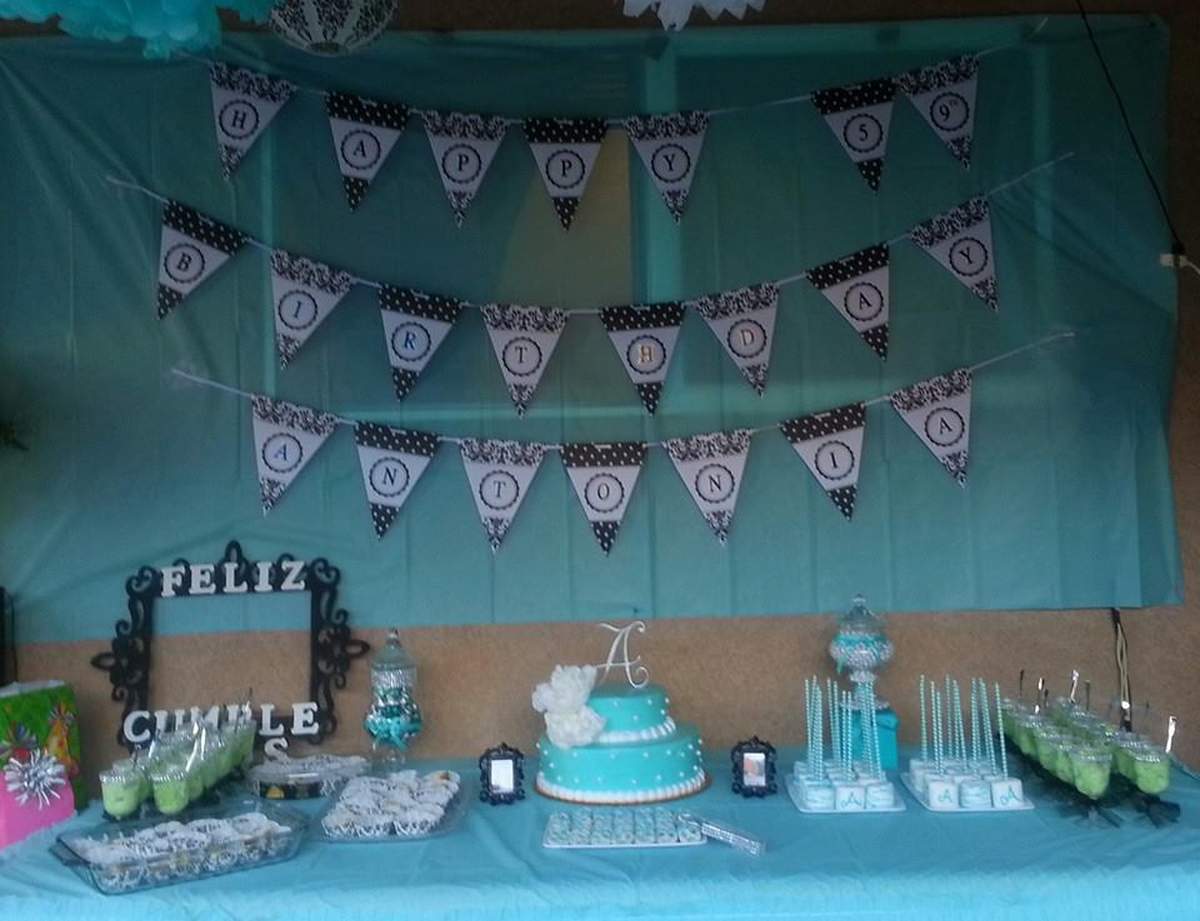 Antonia's 59th Birthday - Robin blue