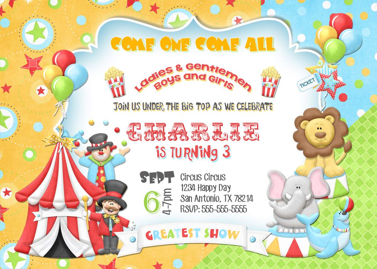 Circus and Carnival Birthday Party - Circus / Carnival