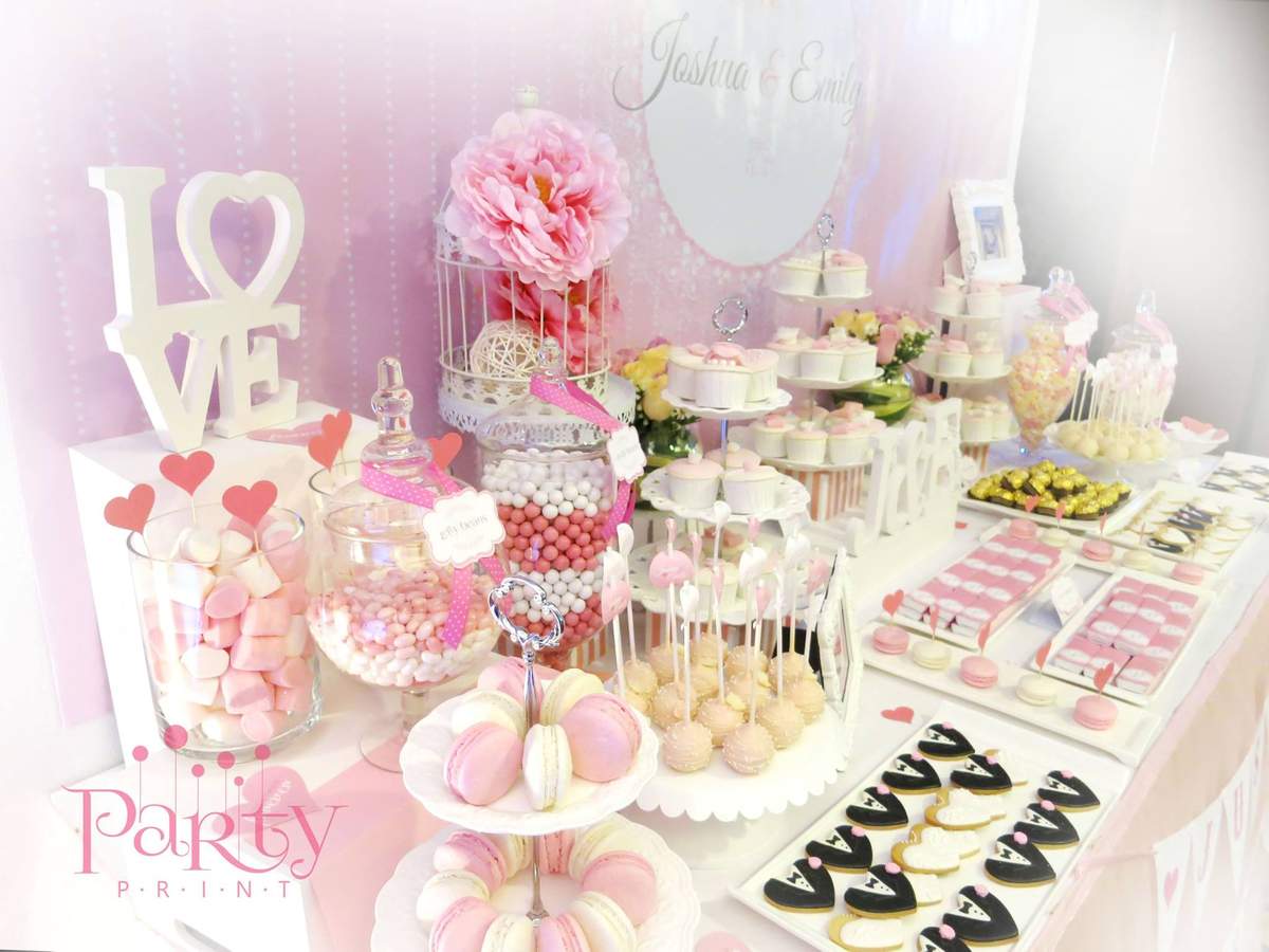 Joshua & Emily Wedding Dinner - Blushing Pink Wedding