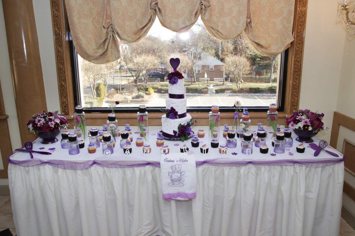 Carol's Glitter Purple Kitchen Bridal Shower - Glitter Purple Kitchen