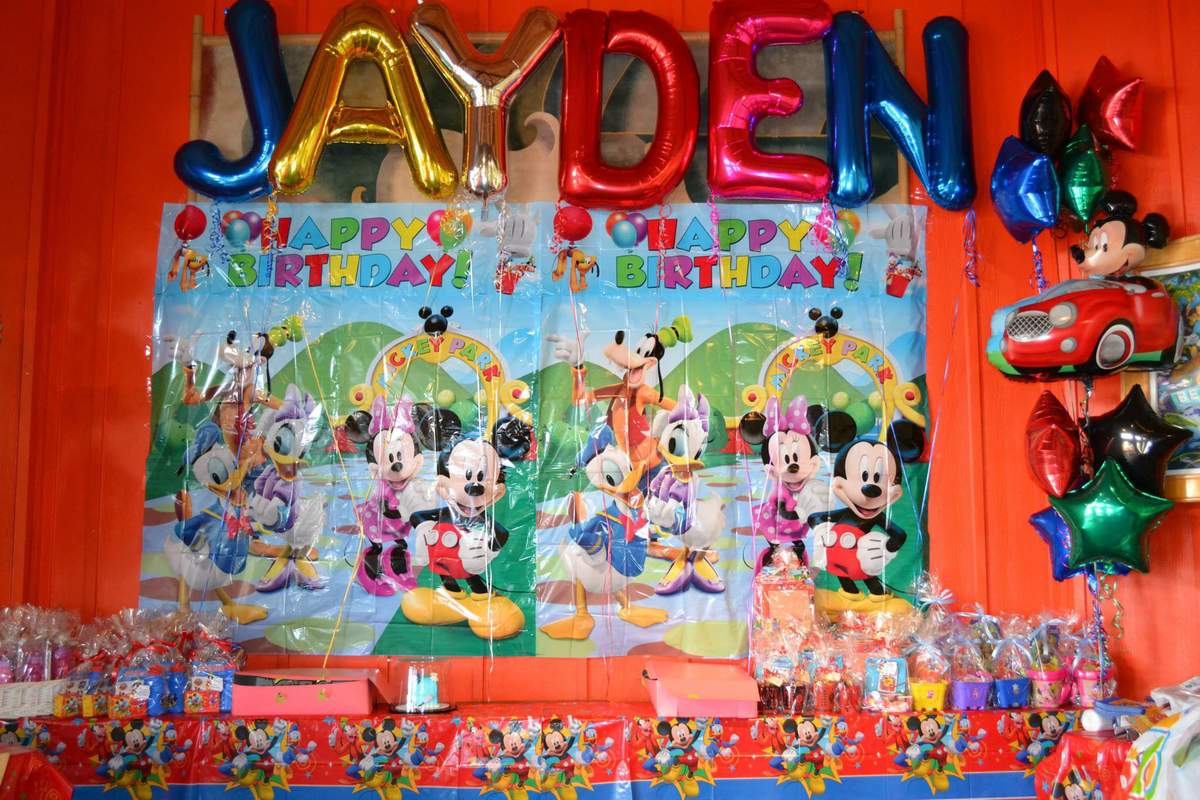 Jayden's Nhikko 1st Birthday  - Mickey Mouse