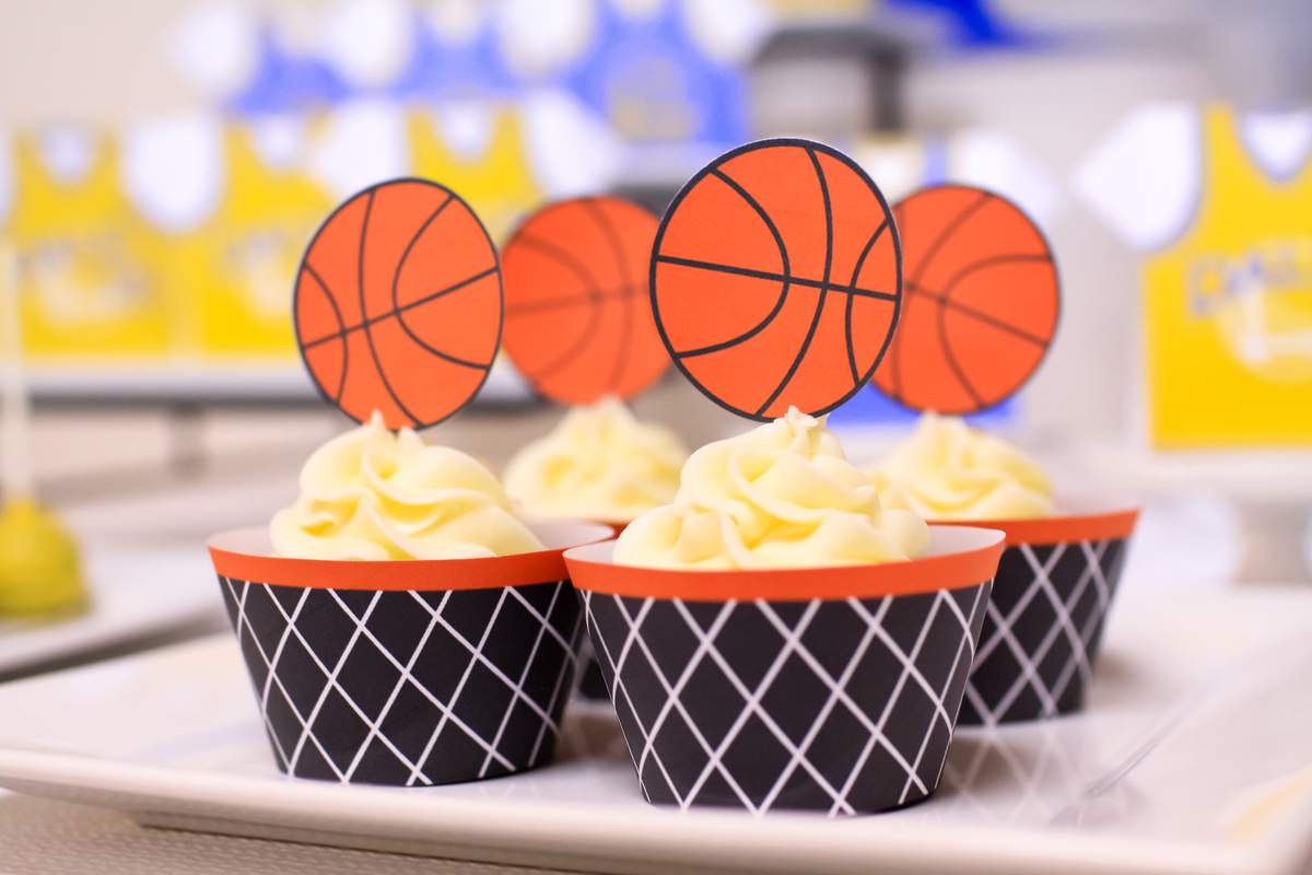 Basketball Birthday Party Ideas | Photo 5 of 30 | Catch My Party, image size:1200x800