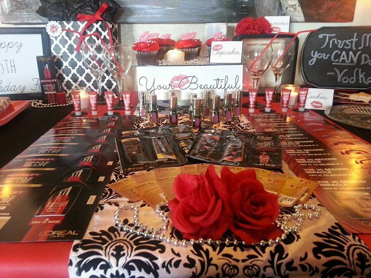 Cosmetics, Cocktails, Cookies, Chocolate and Cupcakes by Candlelight