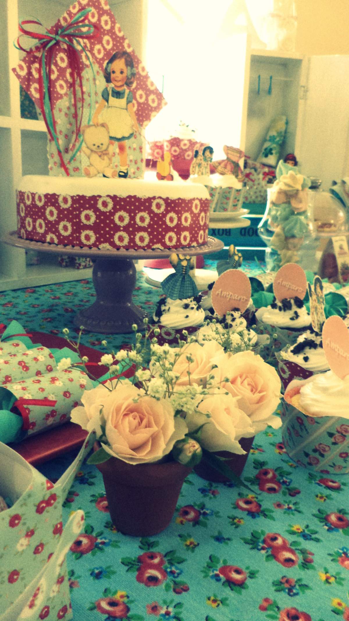 Vintage / Retro Birthday Party Ideas Photo 6 of 13 Catch My Party