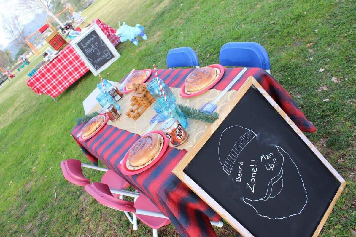 Abbotts "Paul Bunyan lumberjack" 2nd birthday - Lumberjack