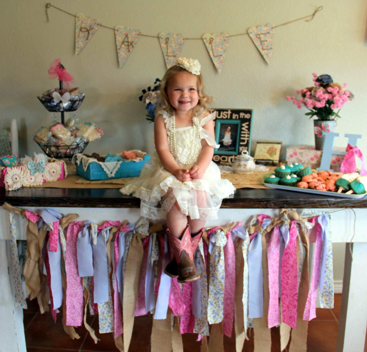 Halle's 3rd Birthday - Vintage/Cowgirl