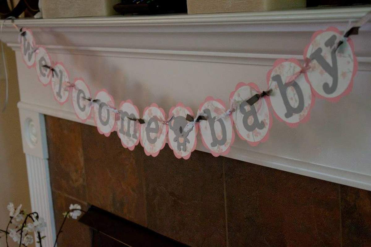 Sarah's Sweet Girl shower - Koala's and Cherry Blossoms