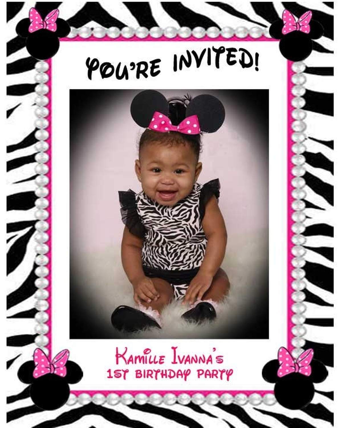 Kamille's Minnie Mouse 1st Birthday  Pool Party - Mickey Mouse / Minnie Mouse