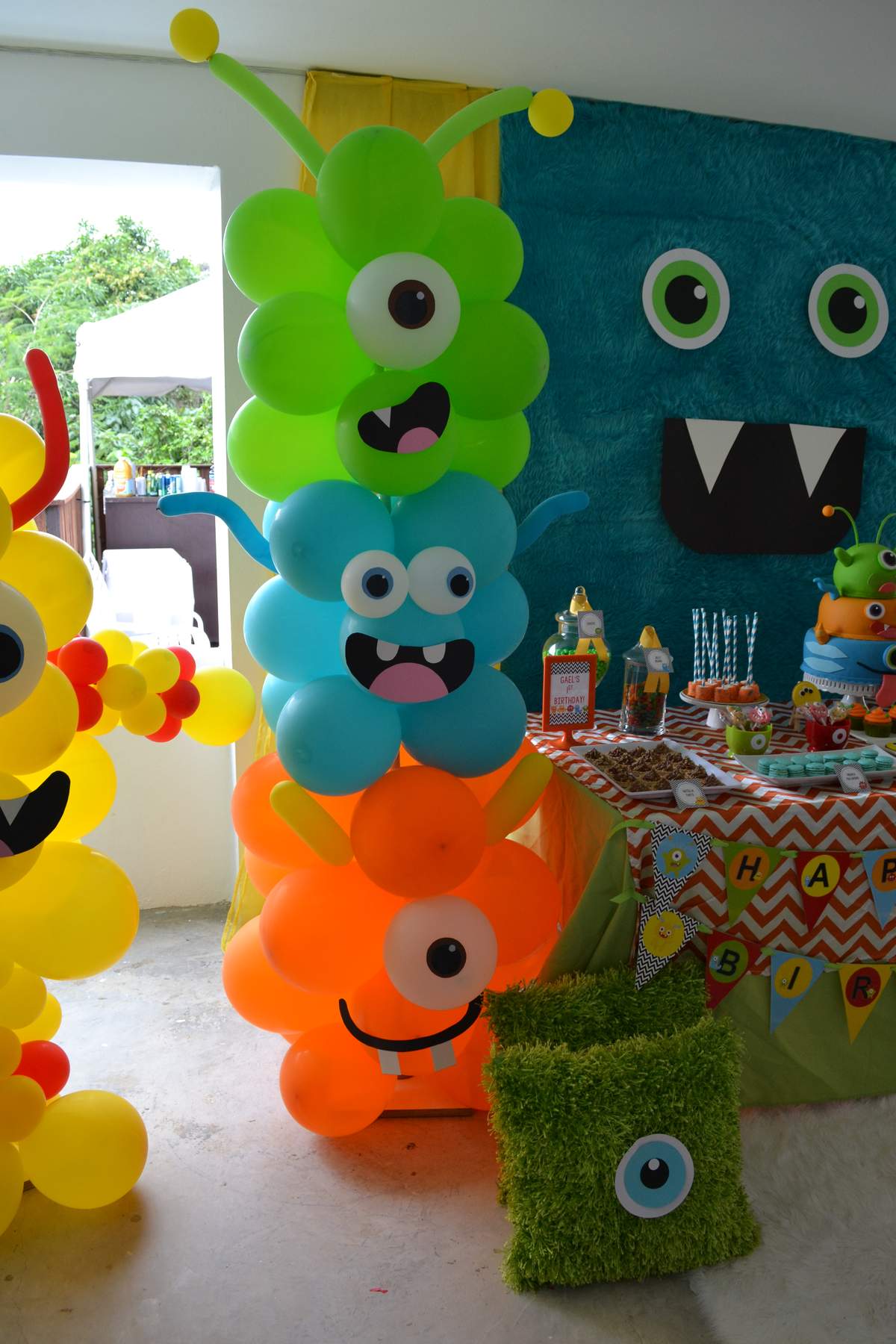 Monsters Birthday Party Ideas Photo 1 Of 32 Catch My Party