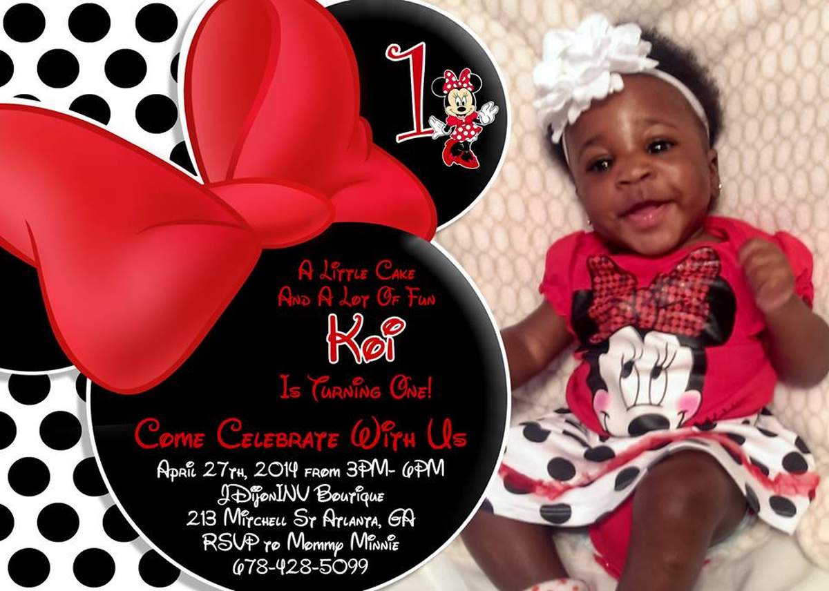Koi's Minnie's Boutiqe 1st Birthday Extravaganza - Minnie Mouse