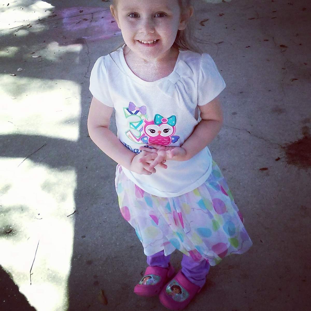 Mackenzie's third birthday - Owls and bright colors