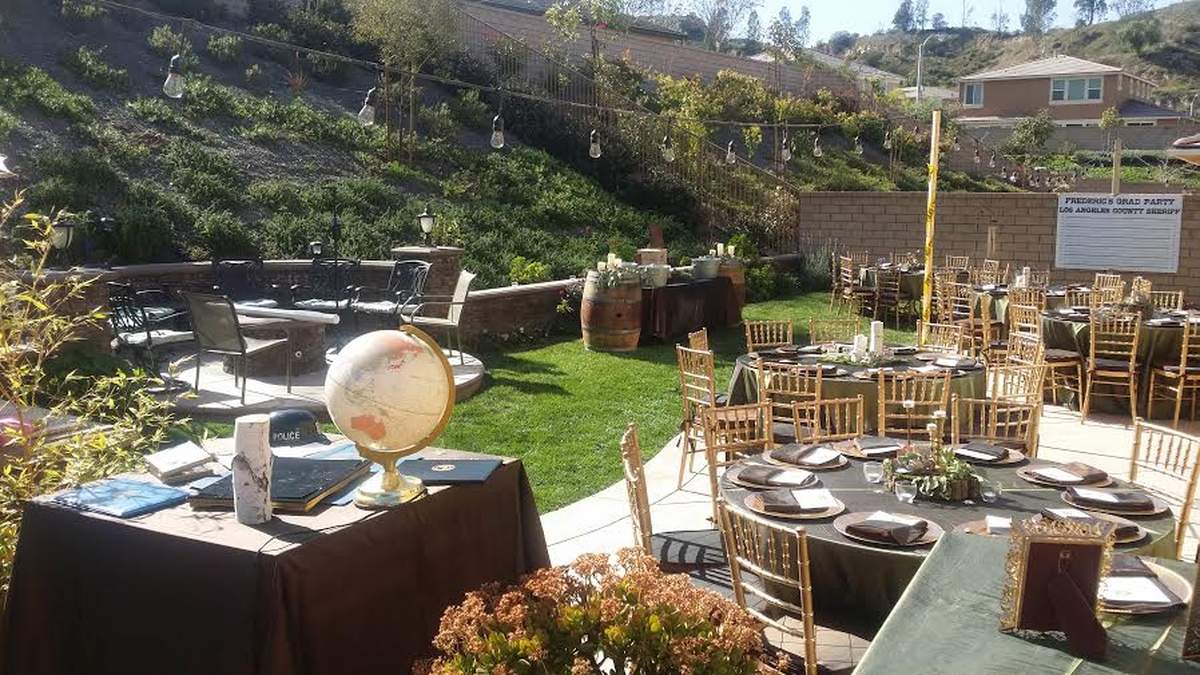 Los Angeles Sheriffs Grad Dinner Party  - Elegant Dinner Party 