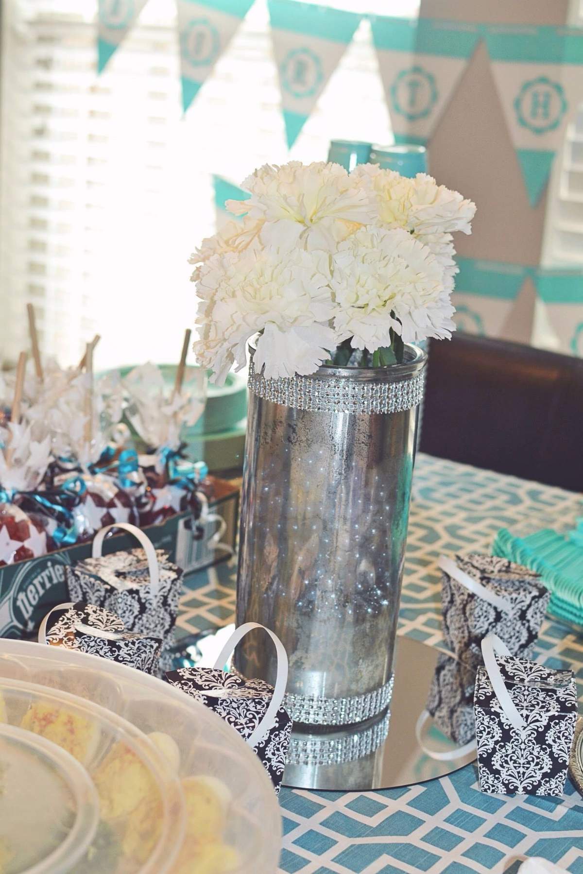 Tiffany and Co. Birthday Party Ideas Photo 2 of 6 Catch My Party