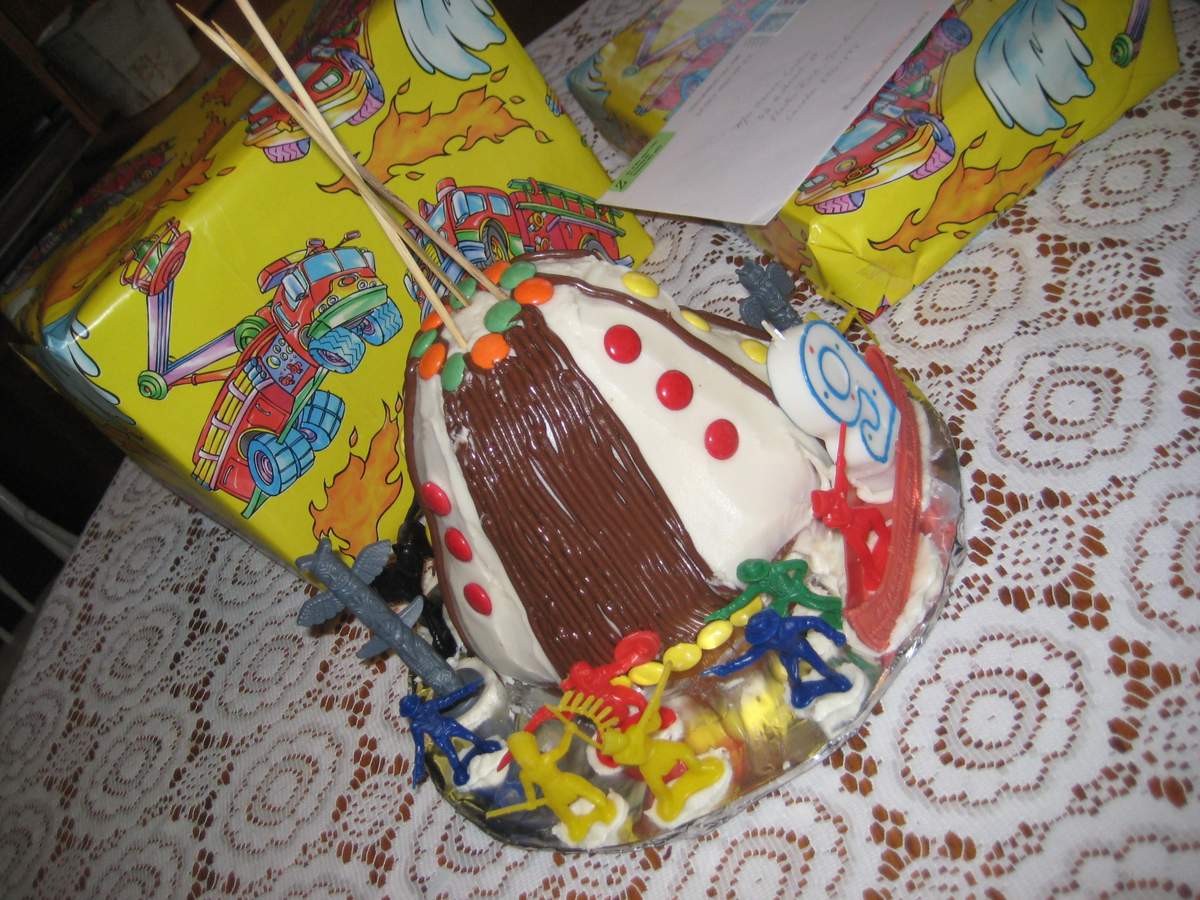 Aaron's 9th Birthday - Teepee