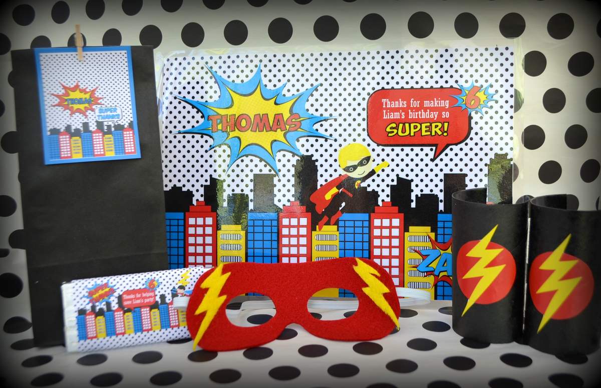 Superheroes Birthday Party Ideas Photo 24 of 25 Catch My Party