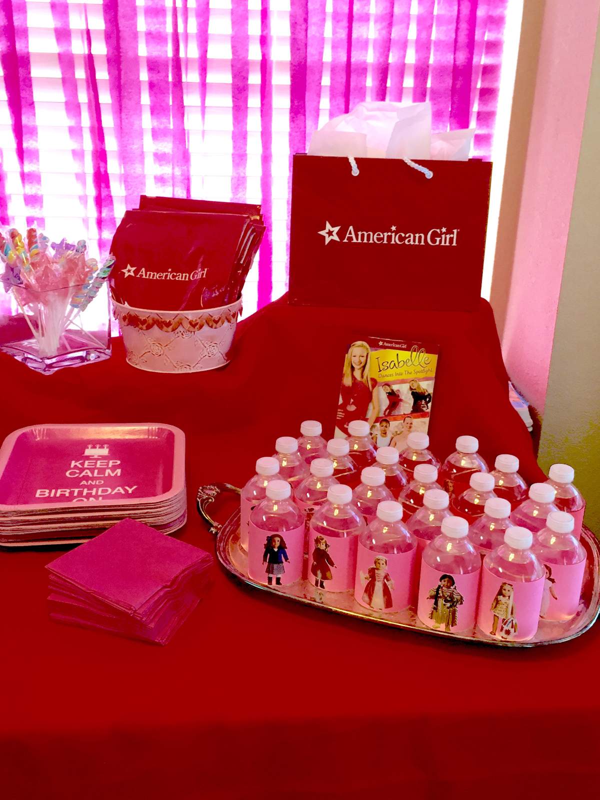 American Girl Birthday Party Ideas Photo 31 of 32 Catch My Party