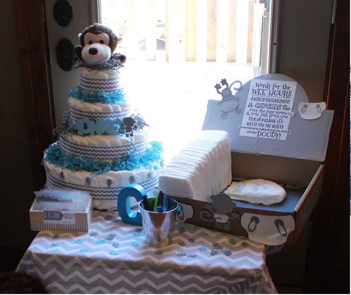 Sara's Shower - Monkey will be here soon!