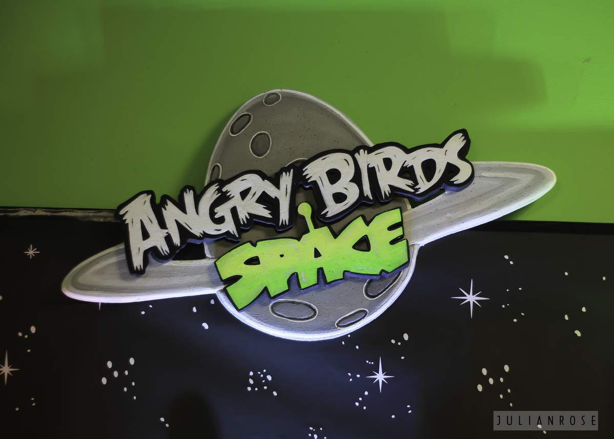 Damian's Space Angry Birds Party - Space Angry Birds