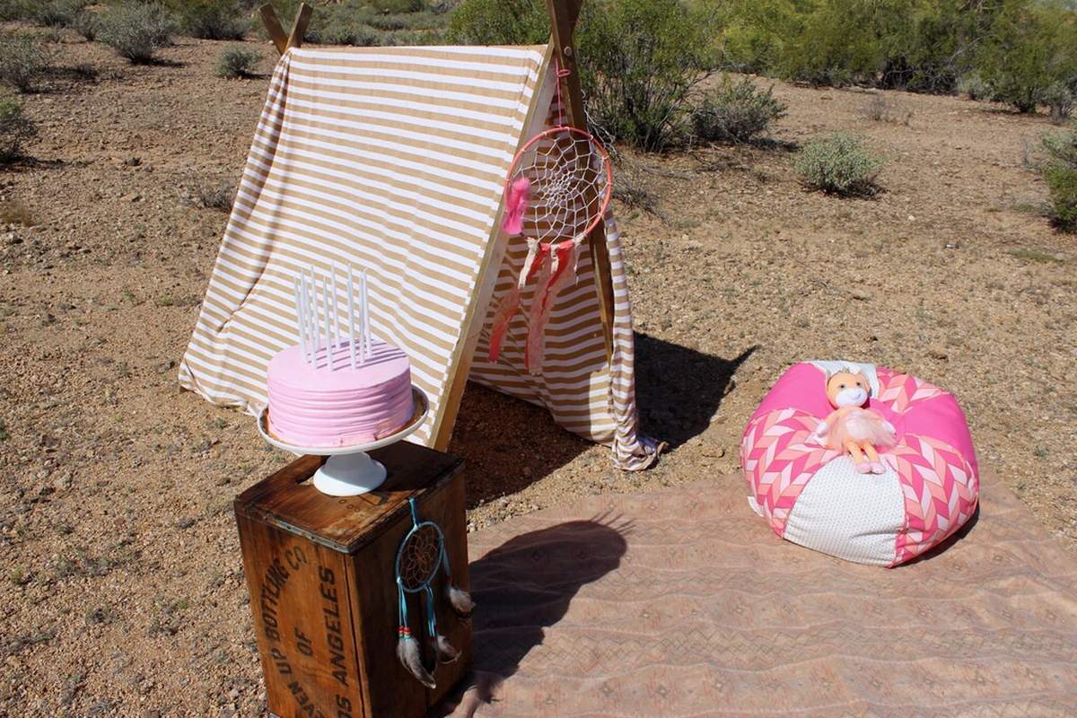 Ava's desert dreamcatcher birthday - Native birthday