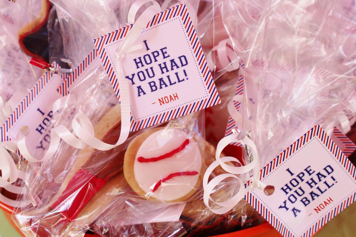 Noah Hits a Home ONE Birthday Party! - Baseball