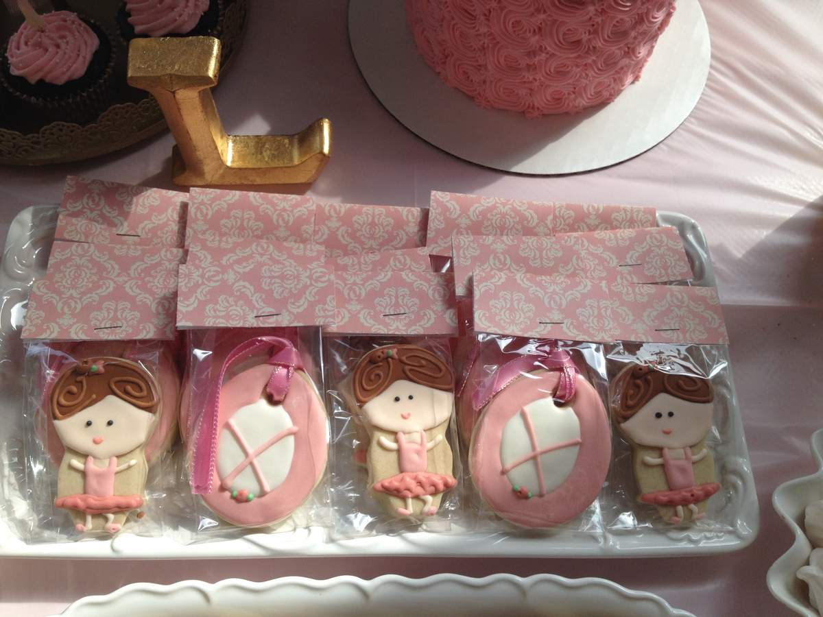 Girl's 3rd Ballerina Pink & Gold Birthday - Ballet, Ballerina
