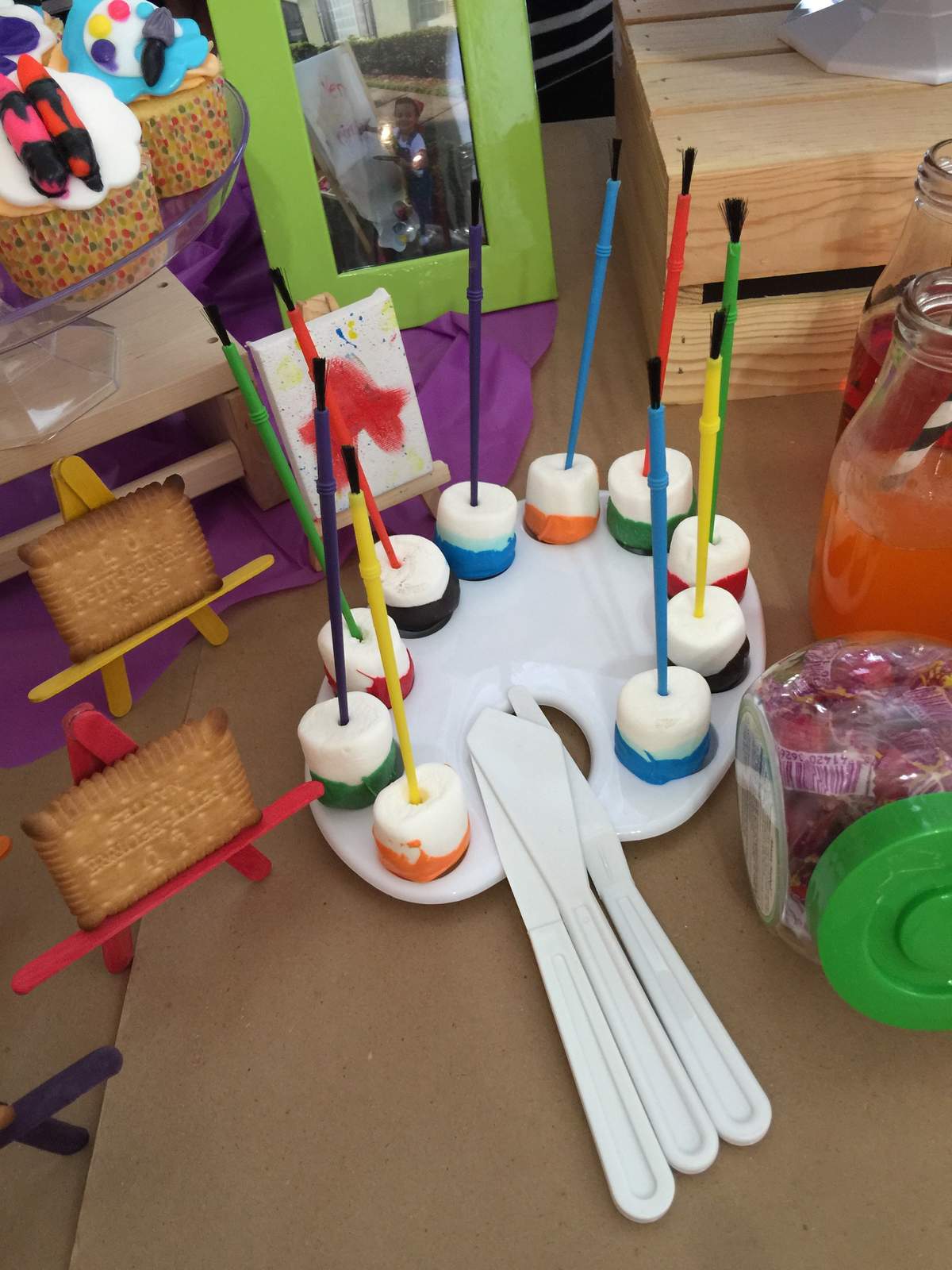 Paint and Arts Birthday Party Ideas Photo 1 of 40 Catch My Party