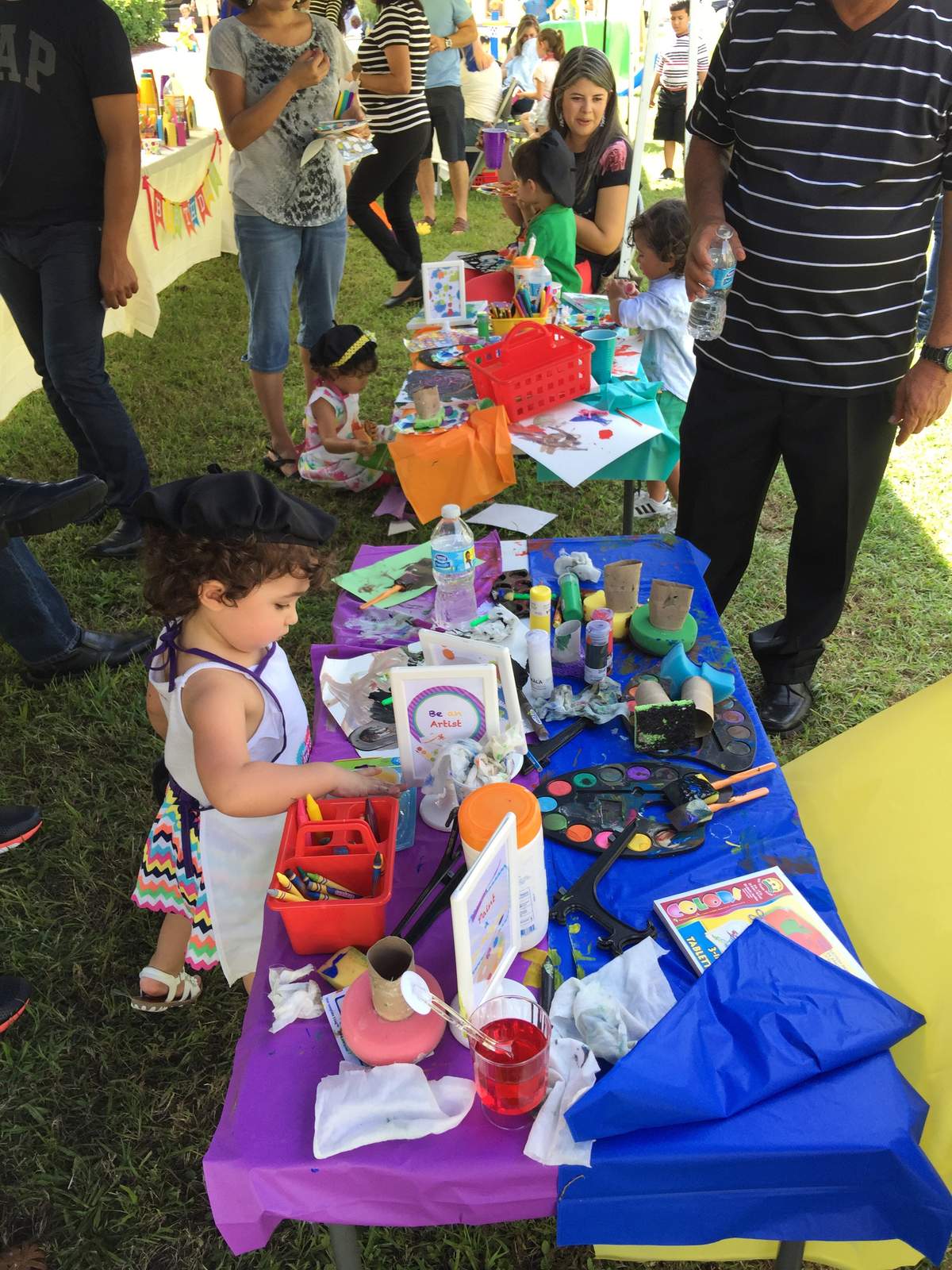 Paint and Arts Birthday Party Ideas Photo 1 of 40 Catch My Party