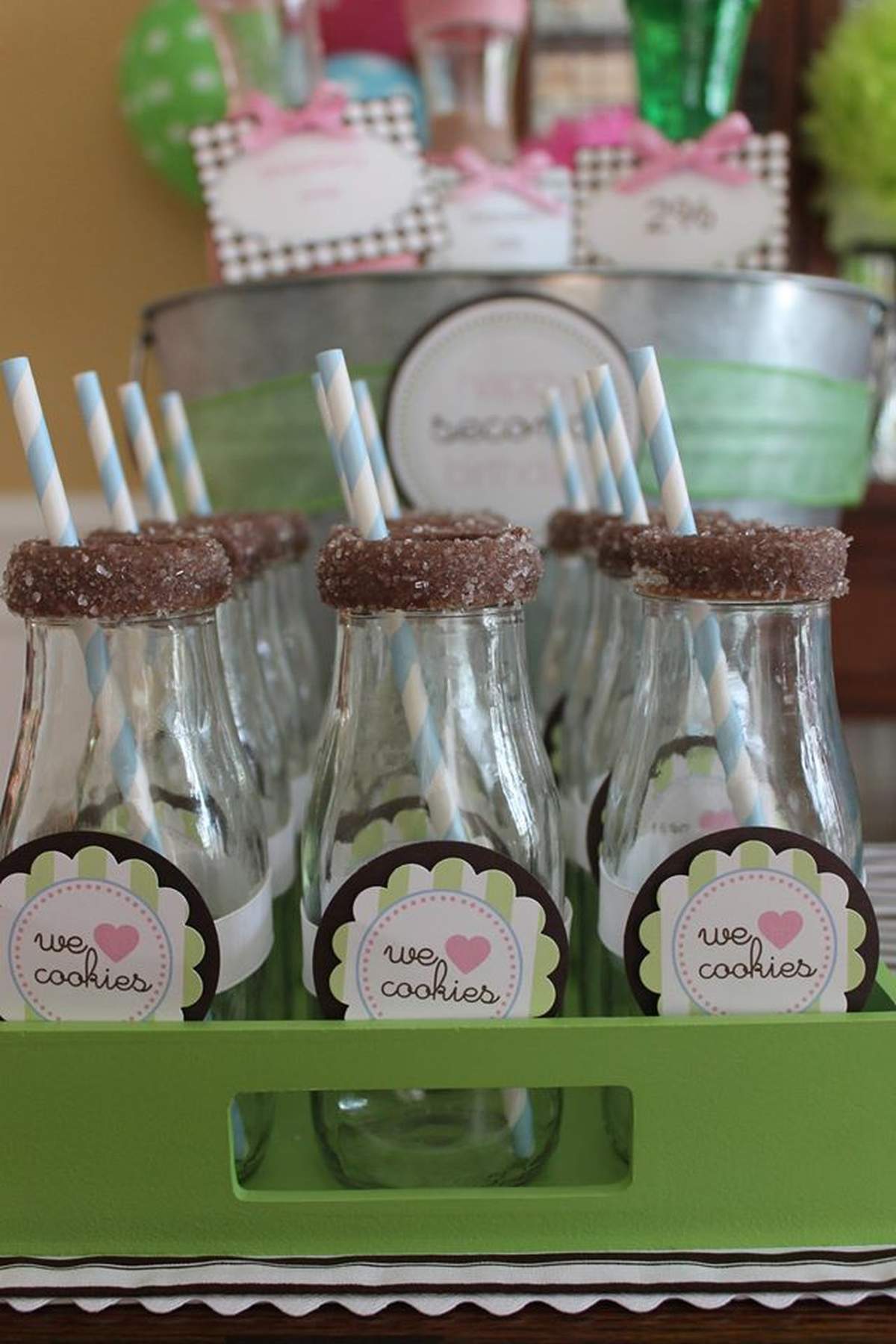 Milk & Cookies Birthday Party Ideas Photo 2 of 11 Catch My Party