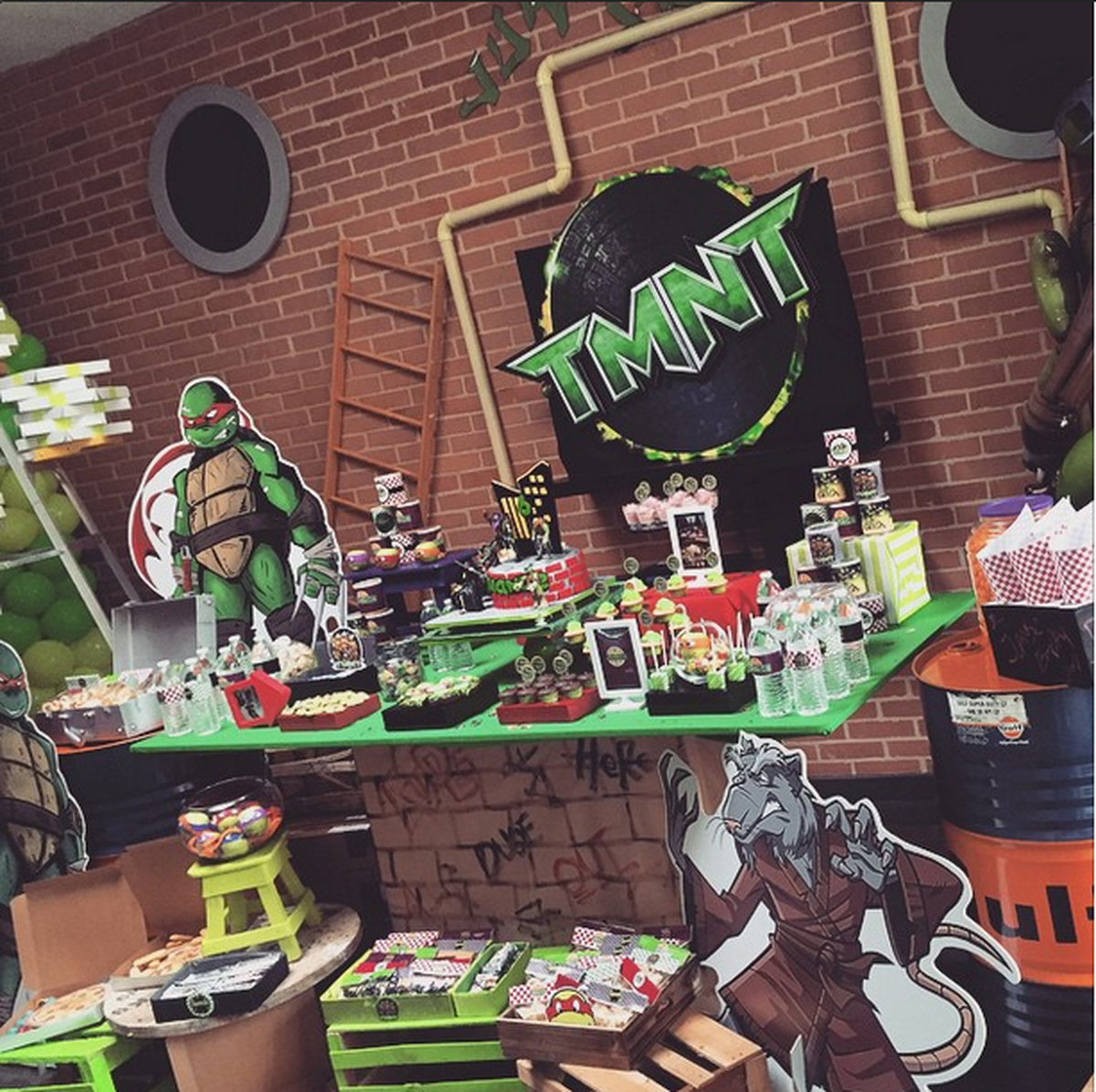 Teenage Mutant Ninja Turtles Birthday Party Ideas Photo 2 of 8