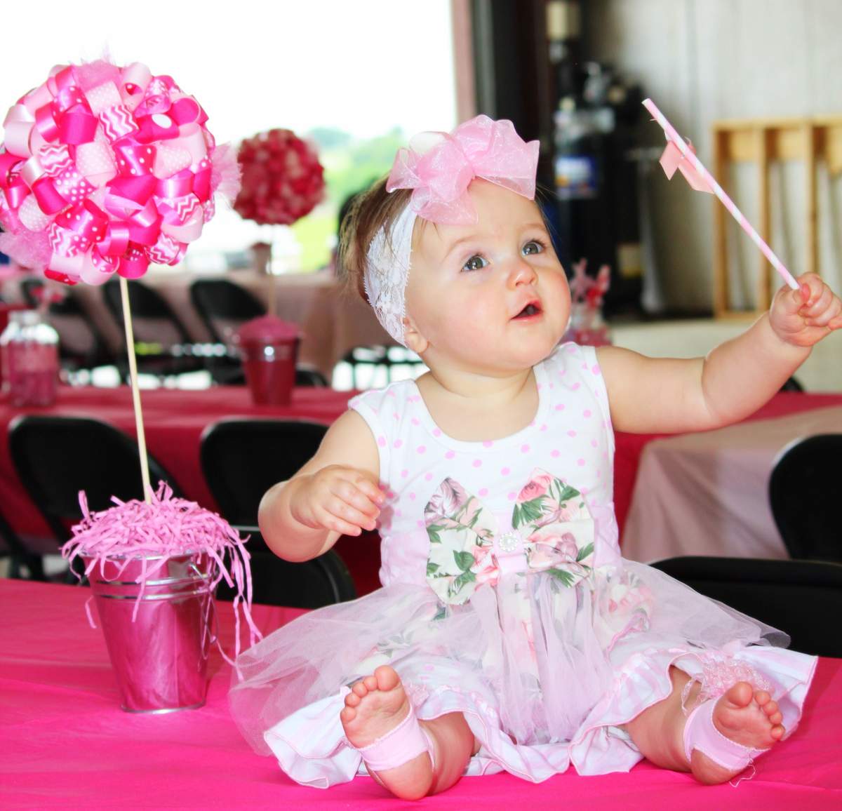 Adalyn's First Birthday - Pink